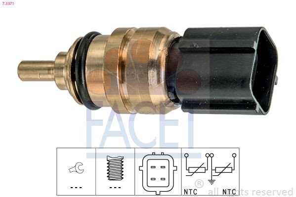 EPS 1.830.371 FACET Made in Italy - OE Equivalent, white Coolant Sensor 7.3371 buy