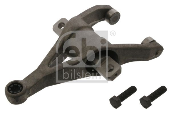 FEBI BILSTEIN 38556 Release Fork, clutch transmission sided, with cross pin, with attachment material, with bolts/screws