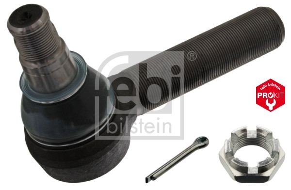 FEBI BILSTEIN Cone Size 30 mm, Front Axle, with crown nut Cone Size: 30mm Tie rod end 39405 buy
