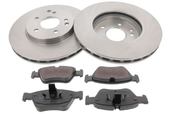 Brake discs and pads set 47805 Mercedes W222 S350d (222.020, 222.120) 286hp 210kW MY 2022