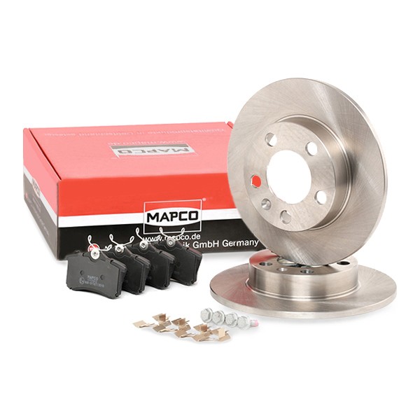 MAPCO Brake disc and pads set 47858