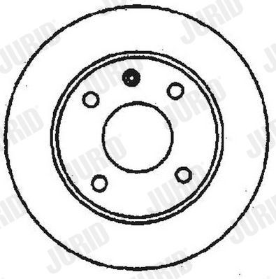 JURID Disc brakes rear and front VW Polo 86 new 561087J