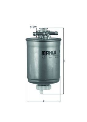 Great value for money - KNECHT Fuel filter KL 103
