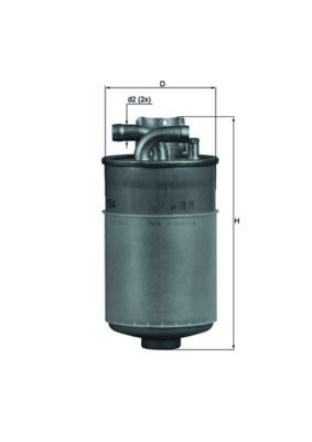 Great value for money - KNECHT Fuel filter KL 154
