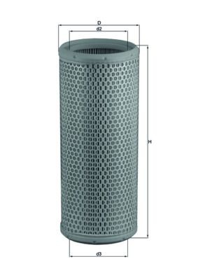 Great value for money - KNECHT Air filter LX 147