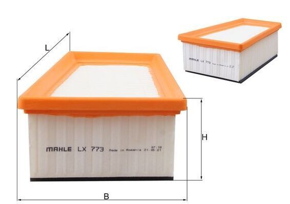 LX 773 KNECHT Luftfilter für MITSUBISHI online bestellen