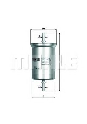 KNECHT KL 165/1 Fuel filter SMART experience and price