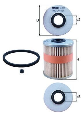 Ford MONDEO Fuel filters 7302452 KNECHT KX 218D online buy
