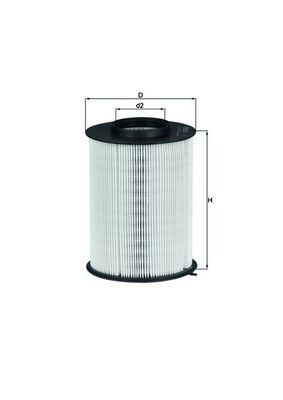 Great value for money - KNECHT Air filter LX 1780/3