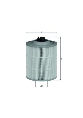 KNECHT LX 2685 Air filter 218,5, 219mm, 158,0mm, Filter Insert
