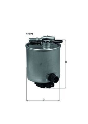 KNECHT KL 440/14 Fuel filter NISSAN experience and price