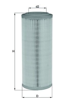 LX 2682 KNECHT Air filters FIAT 268,5, 269mm, 113,5mm, Filter Insert