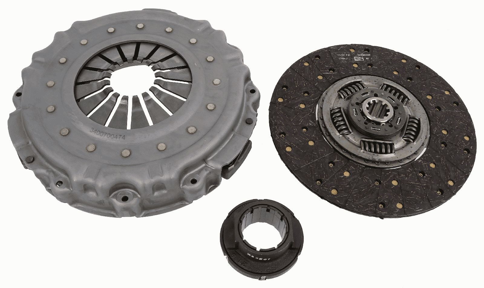 SACHS 3400 700 474 Clutch kit IVECO experience and price