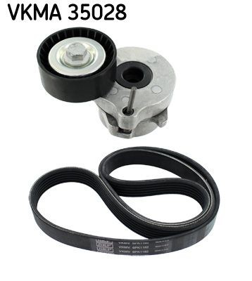 Opel CORSA V-ribbed belt kit 7303825 SKF VKMA 35028 online buy