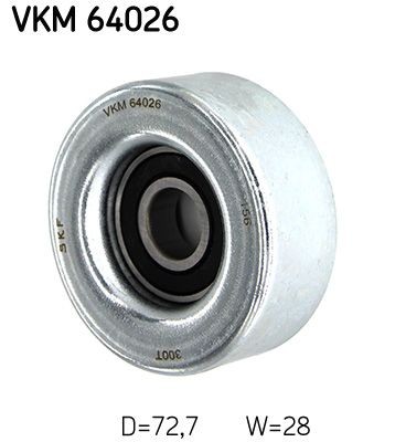 SKF VKM 64026 Deflection / guide pulley, v-ribbed belt MAZDA RX-8 2003 in original quality
