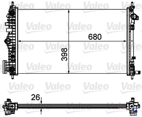 VALEO Radiator 735487 buy