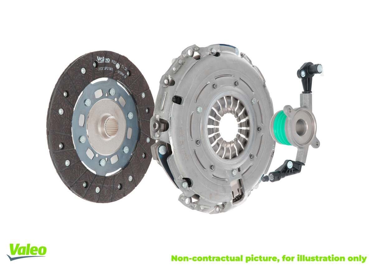 VALEO KIT3P (CSC) 834093 Clutch kit with central slave cylinder, 240mm