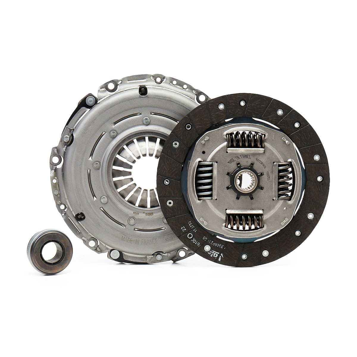 VALEO KIT3P 828454 Clutch kit with clutch pressure plate, Special tools for mounting not necessary, with clutch disc, with clutch release bearing