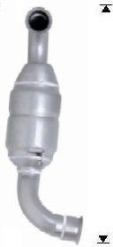 VEGAZ CK-804 Catalytic converter Euro 4, with attachment material, Length: 580 mm
