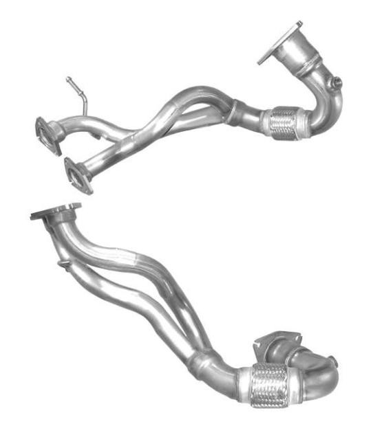 VEGAZ AR-192 Exhaust Pipe Front, with thread for lambda sensor