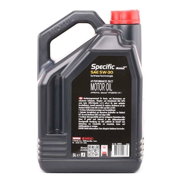 102643 Motor oil MOTUL 59525. review and test