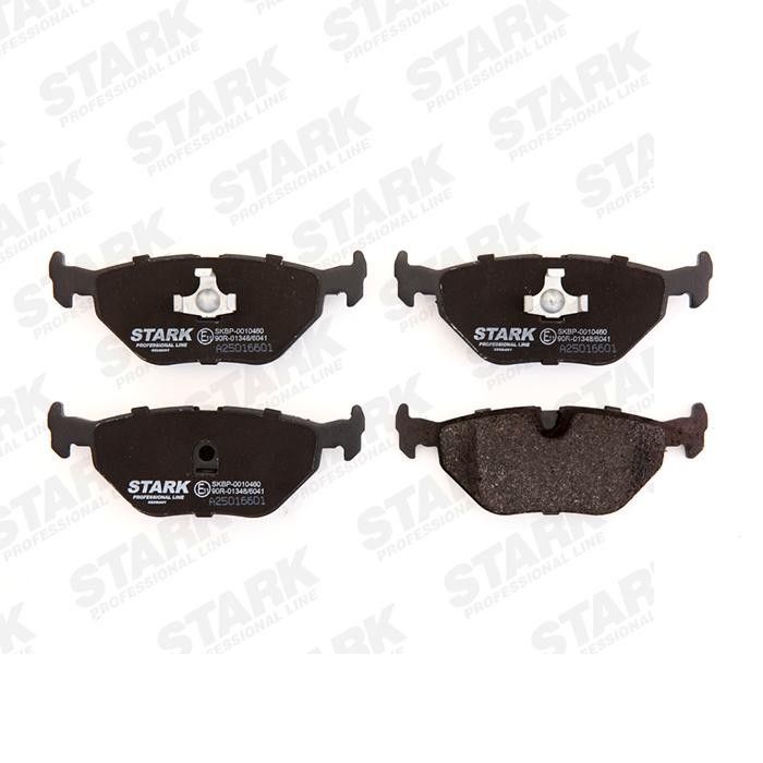 STARK SKBM-1012 Disc pads Rear Axle, Low-Metallic, prepared for wear indicator