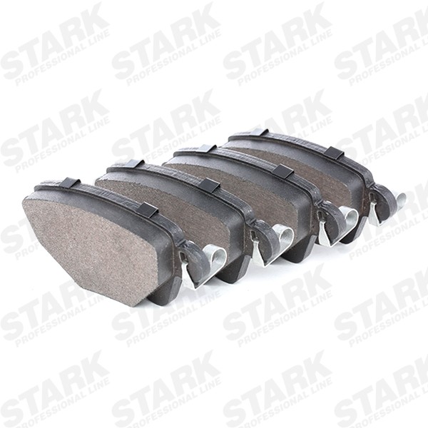 SKFO-1024 Set of brake pads SKFO-1024 STARK Rear Axle, Low-Metallic, with acoustic wear warning