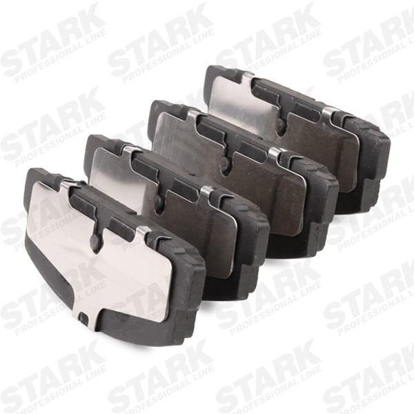 STARK SKMA-1029 Disc pads Rear Axle, excl. wear warning contact
