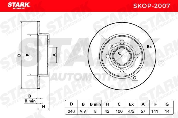 STARK Brake discs SKOP-2007 buy online