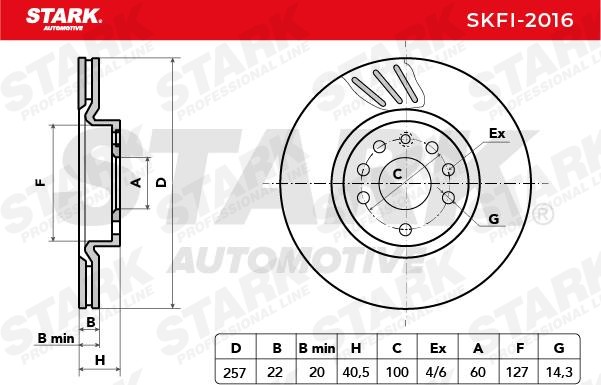 STARK Brake discs SKFI-2016 buy online