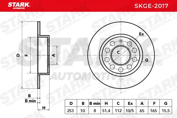 SKGE2017 Brake disc STARK SKGE-2017 review and test