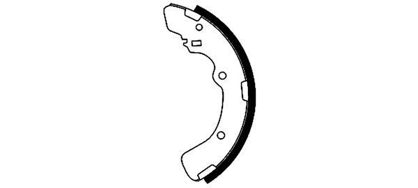 98101 0403 0 4 TEXTAR 254 x 52 mm, without handbrake lever Width: 52mm Brake Shoes 91040300 buy