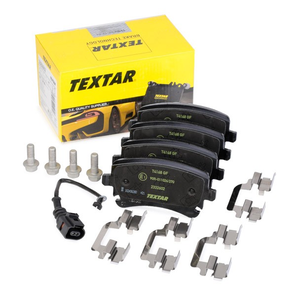 TEXTAR Brake pad kit 2332602 for VW MULTIVAN, TRANSPORTER, CALIFORNIA