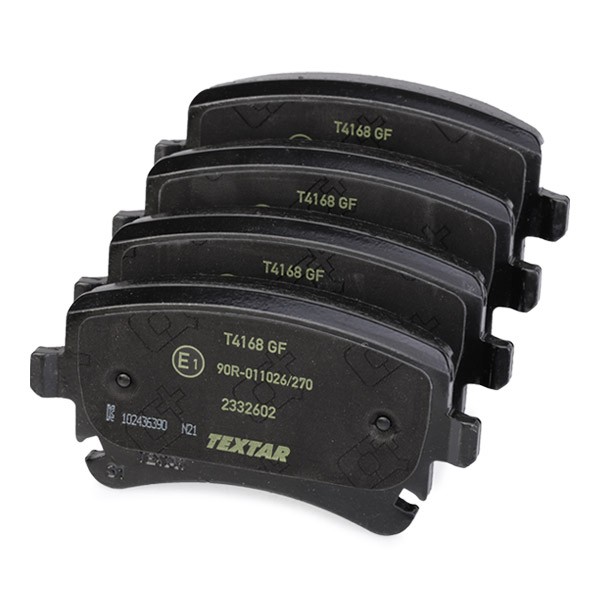 TEXTAR 7921D1018 Disc pads incl. wear warning contact, with brake caliper screws, with accessories
