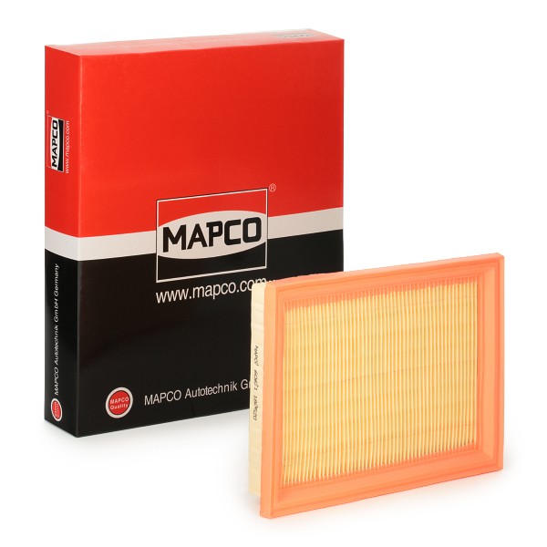 MAPCO 34mm, 168mm, 217mm, angular, Filter Insert Length: 217mm, Width: 168mm, Height: 34mm Engine air filter 60621 buy