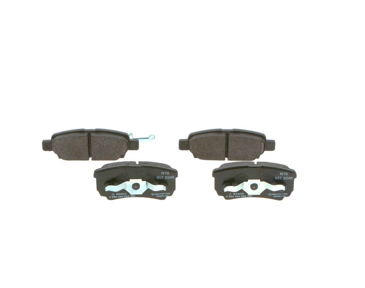BOSCH Brake pad set, disc brake BP1421 buy online