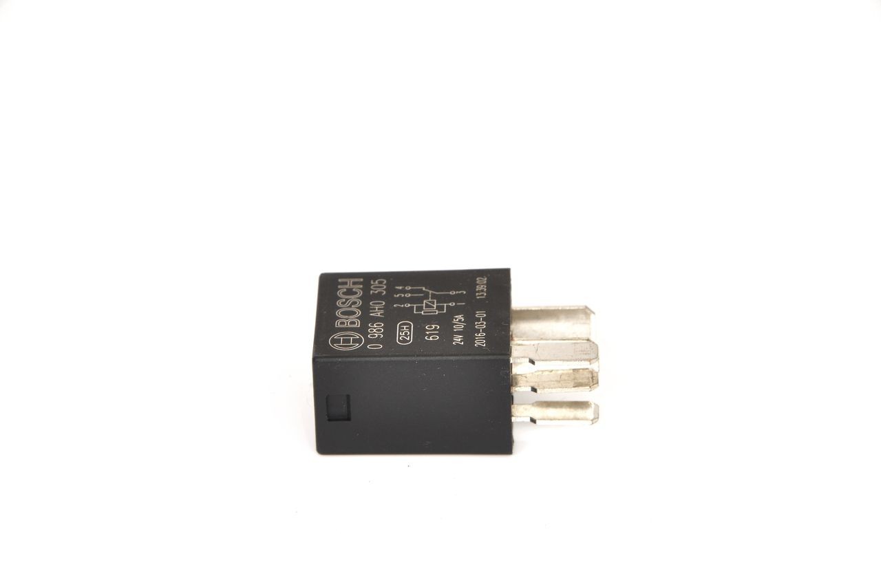 0986AH0305 Relay MR0305 BOSCH 24V, 10A, 5-pin connector