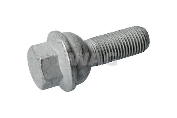 SWAG 10 92 9466 Wheel Bolt M14 x 1,5, Ball seat A/G, 32 mm, 10.9, for steel rims, SW19, Zink flake coated, Steel, Male Hex
