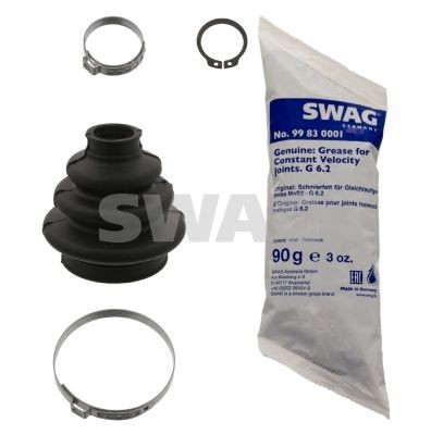 20 93 6554 SWAG Cv joint boot BMW Wheel Side, Rear Axle, Rubber