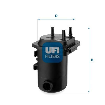 Renault CLIO Fuel filter 7312418 UFI 24.098.00 online buy