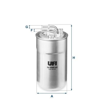 UFI Fuel filter 24.099.00 Opel CORSA 2022