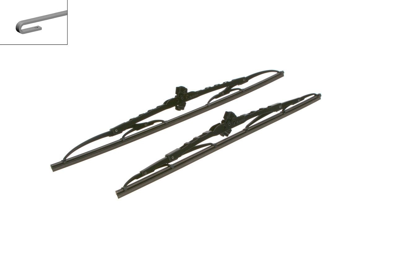 VW Vento 1h2 Windscreen cleaning system parts - Wiper blade BOSCH 3 397 010 249
