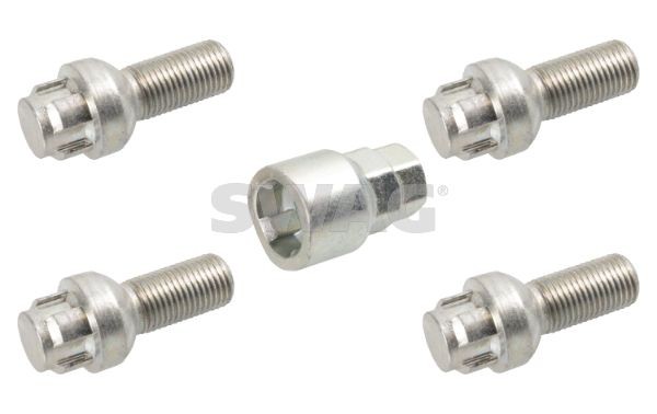 SWAG 30 92 7056 Wheel bolt and wheel nuts MERCEDES-BENZ M-Class 2004 in original quality