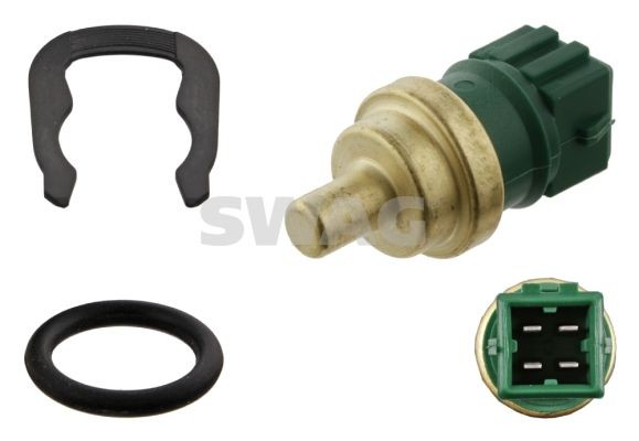 30 93 1539 SWAG Coolant temp sensor LEXUS green, with seal, with retaining spring