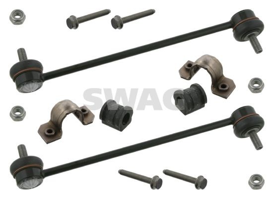 SWAG Front Axle, with coupling rod Repair Kit, stabilizer suspension 30 93 7078 buy
