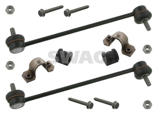 SWAG Front Axle, with coupling rod Repair Kit, stabilizer suspension 30 93 7079 buy