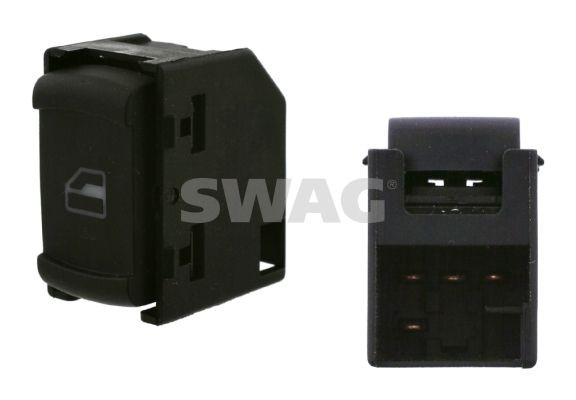 SWAG Passenger Side Number of connectors: 4 Switch, window regulator 32 92 3344 buy