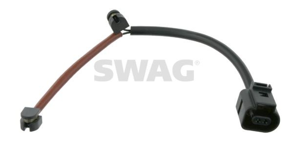 SWAG Rear Axle Left, Rear Axle Right Length: 255mm Warning contact, brake pad wear 32 92 3362 buy