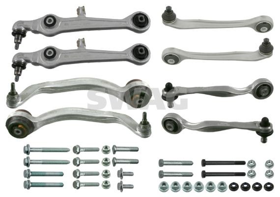 SWAG 32 92 6600 Control arm repair kit Front Axle Left, Front Axle Right, without coupling rod