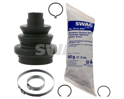 SWAG 40 92 7079 Bellow Set, drive shaft Front Axle Left, transmission sided, Front Axle Right, Rubber